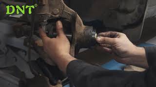 How To Use: How to replace Front wheel bearing by wheel bearing removal tool