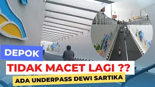 Underpass Dewi Sartika Depok Sudah bisa dilewati.