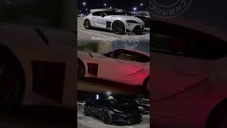 Big Turbo MKV Supra VS Upgraded Blower C7 Z06 Corvette! #cars #shorts #corvette #Supra