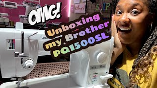 Unboxing My Brother PQ1500SL Sewing Machine | Threading Brother PQ1500SL| Review on Brother PQ1500SL