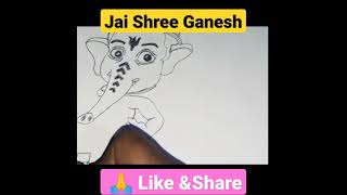 Lord Ganesha drawing