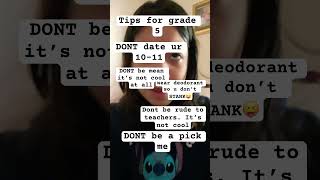 Tips for 5th grade