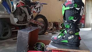 Tali strap sepatu motocross buckle sidi  tips