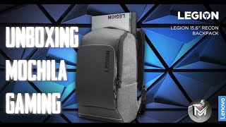 UNBOXING - MOCHILA GAMING RECON LENOVO LEGION LAPTOP BACKPACK