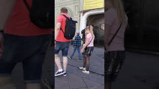 Москва ул.Никольская 16.06.18 ЧМ по футболу 2018