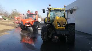 McCormick x7.670 VT-Drive get ready for winter season with 6 000 liters water off from tires.