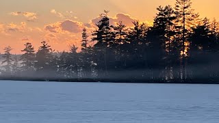 Beauty of ice fishing