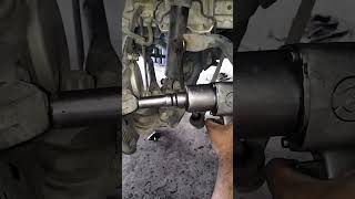 Toyota Hiace front disc brake change