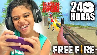 24 HORAS TROLLANDO MEU IRMÃOZINHO NO NOVO MODO EM PRIMEIRA PESSOA DO FREE FIRE!