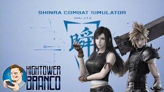 Final Fantasy 7 Remake | Shinra Simulator Battle | Cloud e Tifa VS Inimigos Voadores