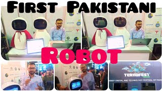 First Pakistani Robot | Technofest  @aikaampakistani9944