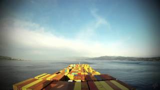 Time-lapse (60x): Messina Strait transit, southbound [4K / UHD]