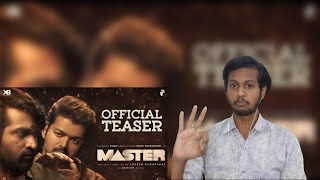 Master - Official Teaser | Thalapathy Vijay | Anirudh Ravichander | Reaction | Vinnu Vinay