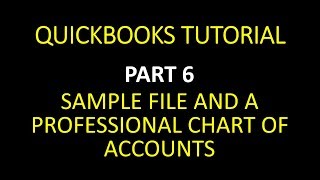 SAMPLE FILE AND A PROFESSIONAL CHART OF ACCOUNTS