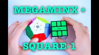 Sculpted X-MAN Galaxy Megaminx + QiYi Square-1 Unboxing