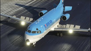 Fokker F28 Sur XBOX | Just Flight | LIVE MSFS