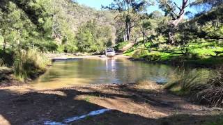 Jeep Commander Crossing The Turon River