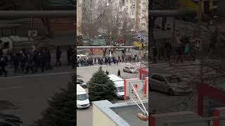 Антироссийский митинг националистов в Мелитополе / Anti-Russian rally of nationalists in Melitopol