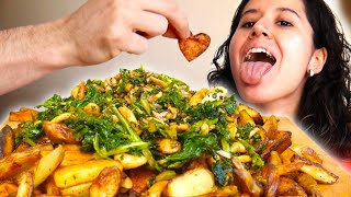 POTATO WEDGES = LOVE (recipe + mukbang)