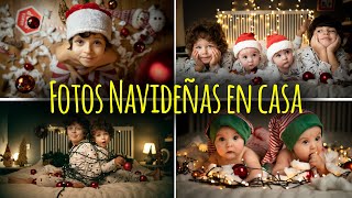 🎄 Cómo hacer 📸FOTOS NAVIDEÑAS 🎄en tu propia CASA 🏠