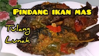 Dengan Resep ini makan olahan ikan mas jadi ketagihan,tulang ikannya jadi lunak#pindangikan#ikanmas