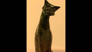 A C H Brannam pottery Cat