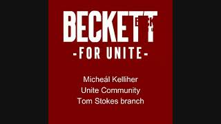 Unite Community and ISL user Micheál Kelliher talks Howard Beckett's plans for health and Unite TV