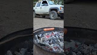 lunch time!!  in the back country..