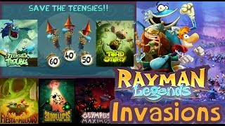 Rayman Legends - All Invasions Under 29 Seconds