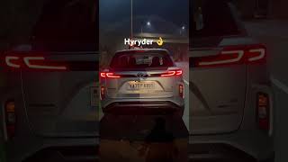 A night drive with hyryder 💕 #shorts #hyryder #grandvitara #newcar #elevate #toyota #hybrid