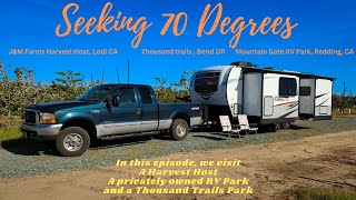 “A Sudden Change of Plans: Our RV Adventure at J & M Farms, Mountain Gate, and Bend Thousand Trails”