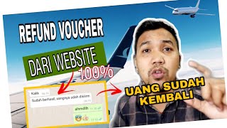 CARA REFUND VOUCHER TIKET PESAWAT MELALUI WEBSITE | Sukses diuangkan