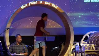 Human Hamster Wheel Music Box Performance -- How Great is our God!