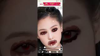 Jennie Red smudge edit ❤️ #ibispaintx #viralvideo #trendingshorts #blackpink like share sub com...🖤💗