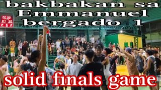 brgy SK Emmanuel bergado 1 finals game jr division team friends forever vs team blk 16