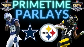 Cowboys v Steelers SNF Player Props| | SNF Best Bets | Sunday Night Football Primetime Parlays