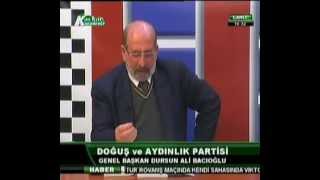 15.03.2013 DOĞUŞ VE AYDINLIK PARTİSİ D.ALİ BACI OĞLU İSLAM HUKUKUNUN TEK TEMSİLCİSİ