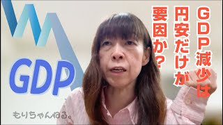 GDP減少は円安だけが要因か？