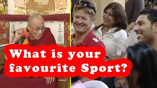 WHAT IS YOUR FAVOURITE SPORT, YOUR HOLINESS?