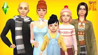 Gru, Lucy, Agnes, Edith And Margo [Despicable Me] : Sims 4 I Create a Sim