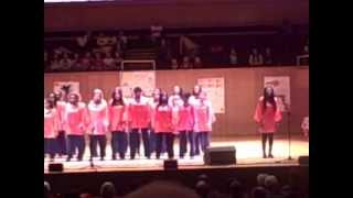 Wallington High School Girls Choir with Desmond Tutu