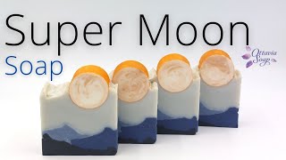 Super Moon soap   – soapmakingTutorial – Subtitled