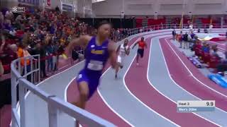 200m Men Heat 3 Sec Indoors Championship 2019.