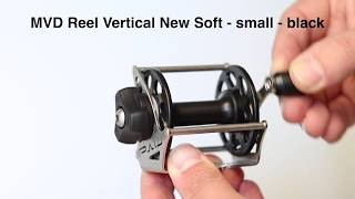 MVD Reel Vertical New Soft Small Black for Spearguns