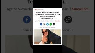 ALASAN NIKITA MIRZANI KEMBALI SEKOLAHKAN LAURA MEIZANI KE LUAR NEGERI #shorts