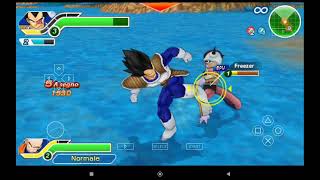 Dragon Ball Z: Tenkaichi Tag Team-FREEZER'S WRATH! Vegeta and Crilin defeat the FIRST FREEZER FORM!