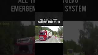 Volvo truck emergency braking system - How it Works