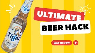 The ultimate beer hack. How to pour the perfect drink. Sort of #beer #hack #howto