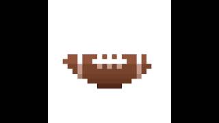 American food ball pixel art