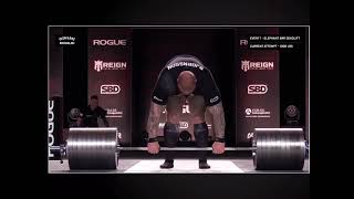 Hafthor Bjornsson lifts 1006lbs/456kg at the 2024 Arnold Strongman Classic